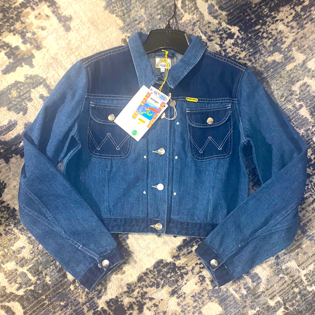 Rare Wrangler X Peter Max Denim Jacket In Size Large!